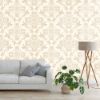 Picture of Hand Made Wallpaper 3D Mural Seamless floral ornament