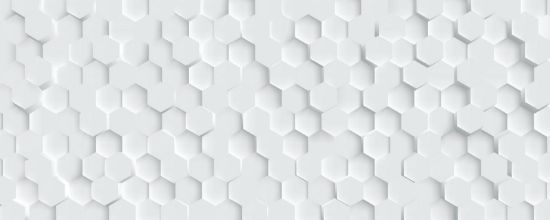 Picture of Hand Made Wallpaper 3D Mural 3D Futuristic honeycomb mosaic Realistic geometric mesh cells