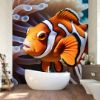 Picture of Hand Made Wallpaper 3D Mural ai generated clownfish fish nature aquarium underwater sea coral anemone 