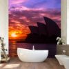 Picture of Hand Made Wallpaper 3D Muralopera house australia architecture building sydney sunset 