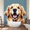 Picture of Hand Made Wallpaper 3D Mural ai generated golden retriever pet dog