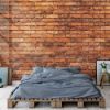 Picture of Hand Made Wallpaper 3D Mural  brick wall red structure masonry brick