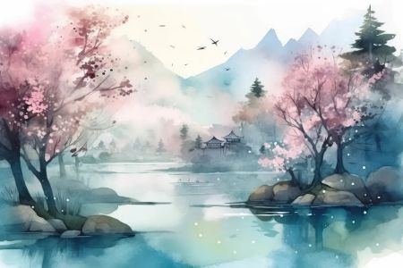 Picture for category Wall Murals Watercolor