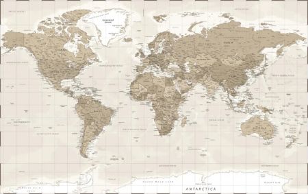 Picture for category Wall Murals World Map