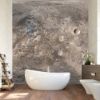 Picture of Hand Made Wallpaper 3D Mural map ceres planet moon space brown moon