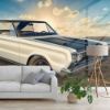 Picture of Hand Made Wallpaper 3D Mural  plymouth classic car automobile vintage  gtx car wallpapers america usa classic car 3d