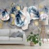 Picture of Hand Made Wallpaper 3D Wall Mural 3D PRINTED FLOWER WALLPAPER