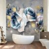 Picture of Hand Made Wallpaper 3D Wall Mural 3D PRINTED FLOWER WALLPAPER