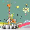 Picture of Hand Made Wallpaper 3D Wall Mural Children Cute Measuring Height Giraffe Sticker Kids Room Background Wall