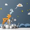 Picture of Hand Made Wallpaper Children Kids Rabbit Moon Carrot Deer 