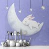 Picture of Hand Made Wallpaper Modern Beautiful Night Sky Cute Rabbit Children's Room Custom Background Wall 