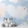 Picture of Hand Made Wallpaper Modern Minimalist Beautiful Drawing Cartoon Sky Balloon Children's Room