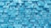 Picture of Hand Made Wallpaper 3D Wall Mural 3d Brick Wall Rendering Of A Soft Blue