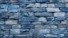 Picture of Hand Made Wallpaper 3D Wall Mural Stone Background Texture Featuring A Blue Wall