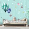 Picture of Hand Made Wallpaper New Modern Children Drawing Cartoon Children's Room Background Wall Dream