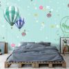 Picture of Hand Made Wallpaper New Modern Children Drawing Cartoon Children's Room Background Wall Dream