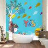 Picture of Hand Made WallpaperNew Cute Cartoon Wall Stickers Children Room Kindergarten Classroom Background