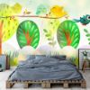 Picture of Hand Made WallpaperModern Warm Cartoon Bird Plant Forest Flower Children's Room Background Wall