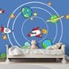 Picture of Hand Made Wallpaper Cartoon Universe Starry Planet Creative Wall Sticker Children's Room Decoration