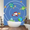 Picture of Hand Made Wallpaper Cartoon Universe Starry Planet Creative Wall Sticker Children's Room Decoration