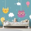 Picture of Hand Made Wallpaper Nordic Cartoon Animal Children's Room Background Wall