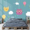 Picture of Hand Made Wallpaper Nordic Cartoon Animal Children's Room Background Wall