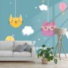 Picture of Hand Made Wallpaper Nordic Cartoon Animal Children's Room Background Wall