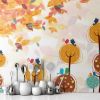 Picture of Hand Made Wallpaper Modern Minimalist Beautiful Children Cartoon Background Wall 