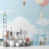 Picture of Hand Made Wallpaper Cute Colorful Houses Cartoon Children Room Background Wall