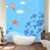 Picture of Hand Made Wallpaper Nordic Minimalist Fish Balloon Children's Room Background Customization