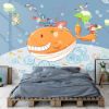 Picture of Hand Made Wallpaper Modern Minimalist Cartoon Children Background Wall