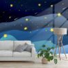 Picture of Hand Made Wallpaper Drawing Fantasy Illustration Meteor Children Room Tv Background Wall 