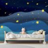 Picture of Hand Made Wallpaper Drawing Fantasy Illustration Meteor Children Room Tv Background Wall 