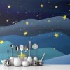 Picture of Hand Made Wallpaper Drawing Fantasy Illustration Meteor Children Room Tv Background Wall 