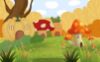 Picture of Hand Made Wallpaper Modern Cartoon Forest Pumpkin House Mushroom Children's Room Background Wall 