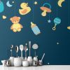 Picture of Hand Made Wallpaper Cartoon Baby Supplies Creative Wall Stickers Children's Room Background Decoration