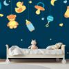 Picture of Hand Made Wallpaper Cartoon Baby Supplies Creative Wall Stickers Children's Room Background Decoration