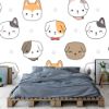 Picture of Hand Made WallpaperCute Adorable Dog Puppy Head Cartoon Doodle Seamless Pattern Wallpaper Banner Cover Poster  Backgrounds AI 