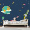 Picture of Hand Made Wallpaper 3D Wall Mural Cartoon Universum Aufkleber Wand Kinderzimmer Dekoration