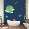 Picture of Hand Made Wallpaper 3D Wall Mural Cartoon Universum Aufkleber Wand Kinderzimmer Dekoration