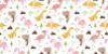 Picture of Hand Made Wallpaper 3D Wall Mural Dinosaurs Seamless Pattern For Kids, Creative Vector Childish Background