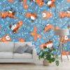 Picture of Hand Made Wallpaper 3D Wall Mural Dinosaurs Seamless Pattern For Kids, Creative Vector Childish Background