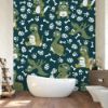 Picture of Hand Made Wallpaper 3D Wall Mural Dinosaurs Seamless Pattern For Kids, Creative Vector Childish Background