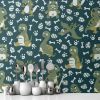 Picture of Hand Made Wallpaper 3D Wall Mural Dinosaurs Seamless Pattern For Kids, Creative Vector Childish Background