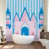 Picture of Hand Made Wallpaper Cute Castle Oil Painting Children's Room Background Wall