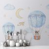 Picture of Hand Made WallpaperModern Minimalist Cartoon Parachute Children's Room Background Wall