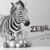 Picture of Hand Made Wallpaper Modern Minimalist Sketch Three-dimensional Black And White Zebra Children's Room Tv Background Wall