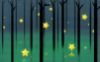 Picture of Hand Made Wallpaper Drawing Fantasy Stars Illustration Children Room Tv Background Wall