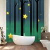 Picture of Hand Made Wallpaper Drawing Fantasy Stars Illustration Children Room Tv Background Wall