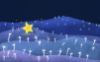 Picture of Hand Made Wallpaper Drawing Star Fantasy Night View Children's Room Tv Background Wall